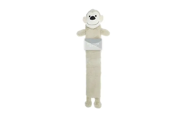 Winter Glow Sherpa Character Long Hot Water Bottle 1.5l - Monkey