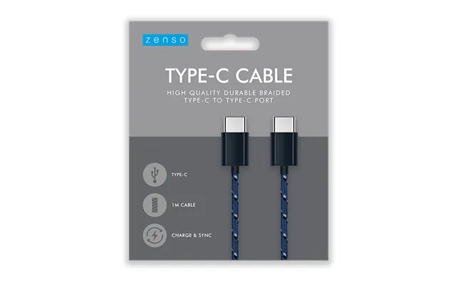 Zenso Usb Type C - Usb Type C Braided Charging Cable