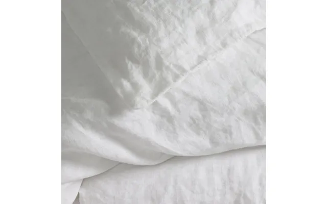 100% Linen Duvet Cover By Dip & Doze Size Single Colour Whte