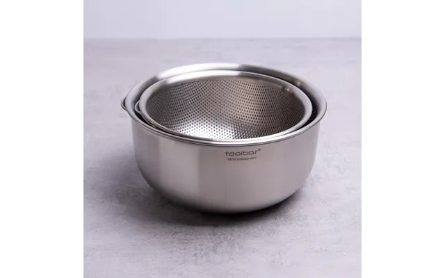 Mixing Bowl & Colander Set - Various Sizes By Toolbar Size 21cm Set