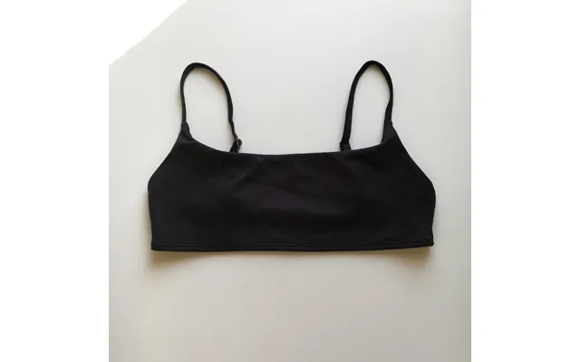 Organic Cotton Bralette Top By Elliot Organics Size S 10 Colour Charcoal product image