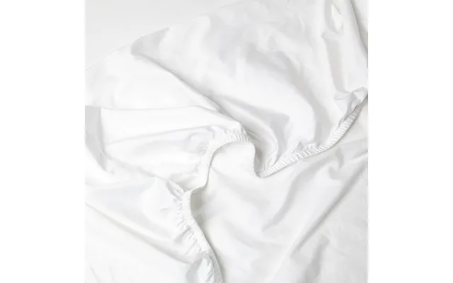 Organic Cotton Deep Fitted Sheet By Dip & Doze Style King Weave Sateen Colour White