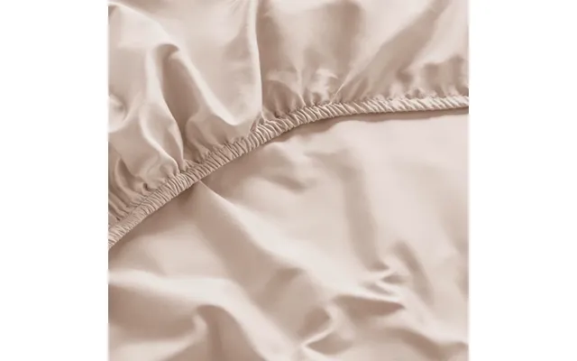 Organic Cotton Fitted Sheet - Various Colours By Dip & Doze Size Double Colour Dusky Pink Weave Sateen