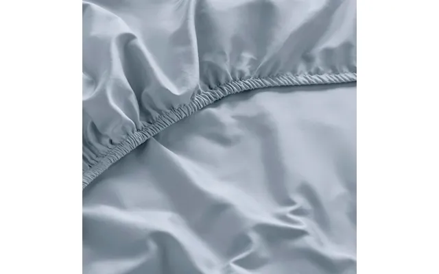 Organic Cotton Fitted Sheet - Various Colours By Dip & Doze Size King Colour Nordic Sky Weave Sateen