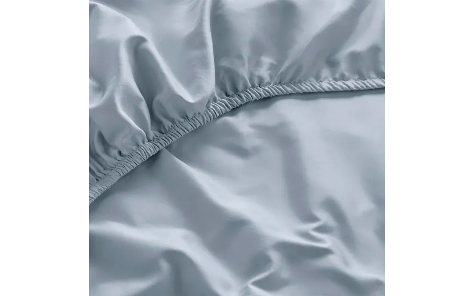 Organic Cotton Fitted Sheet - Various Colours By Dip & Doze Size Super King Colour Nordic Sky Weave Sateen