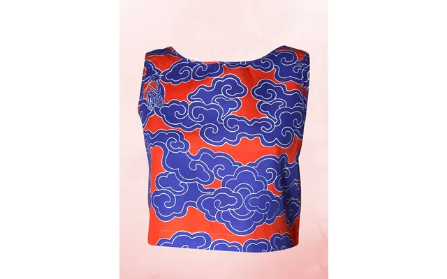 Organic Cotton & Linen Indigo Clouds Pyjama Top By Wild Clouds Size S product image