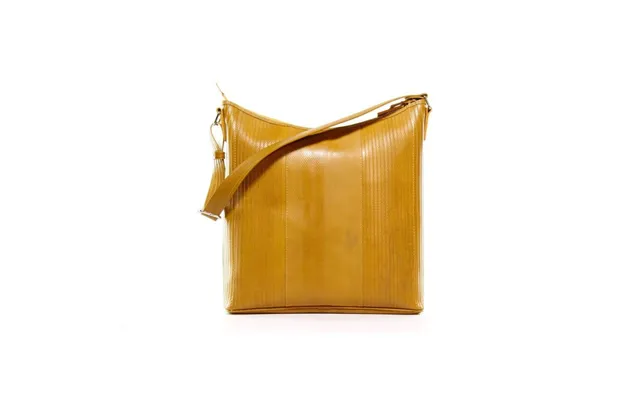 Reclaimed Fire Hose Tooley Tote Bag By Elvis & Kresse Colour Yellow