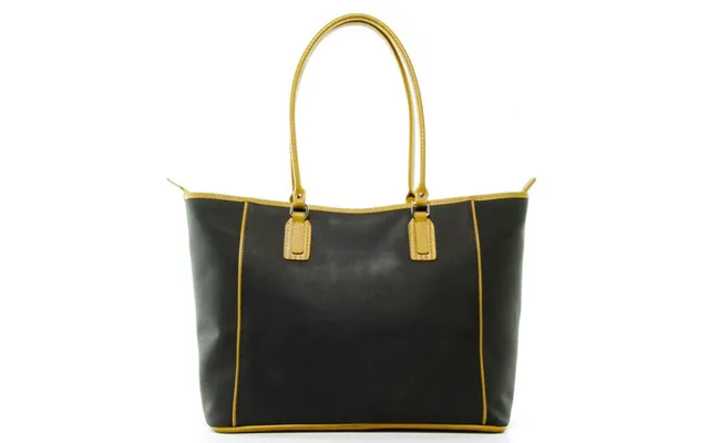 Reclaimed Fire Hose Tote Bag By Elvis & Kresse Colour Black Yellow