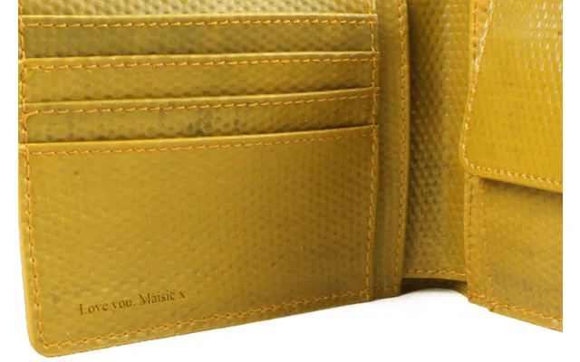 Reclaimed Fire Hose Wallet With Coin Pocket By Elvis & Kresse Colour Yellow