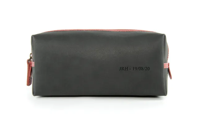 Reclaimed Fire Hose Wash Bag - Medium By Elvis & Kresse Colour Black