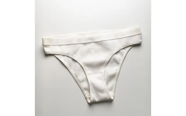 Ribbed Organic Cotton Brief By Elliot Organics Size Xl Colour White product image