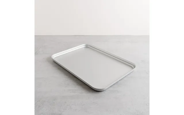 Silver Anodised Aluminium Baking Tray By Mermaid Size 16 Inches