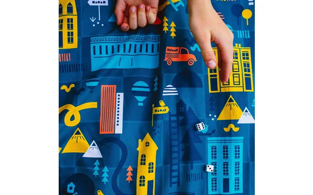Snakes & Ladders Print Waterproof Picnic Blanket - Family Size By Pacmat product image