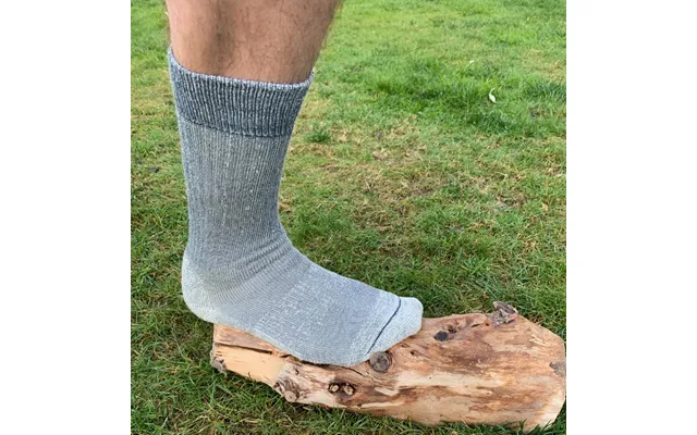Stravaiger Midweight Merino Hiking Socks By Moggans Size Extra Large Colour Gorm Blue product image