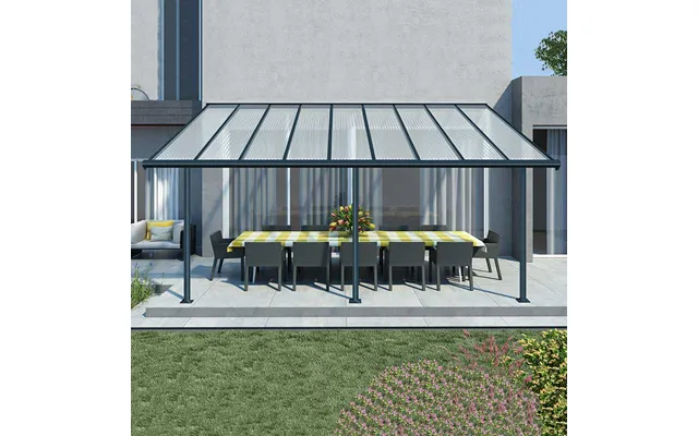 10x20 Palram Canopia Sierra Grey Patio Cover