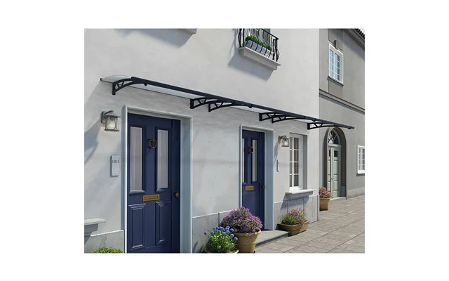15' X 3' Palram Canopia Altair 4500 Grey Door Canopy 4.54m X 0