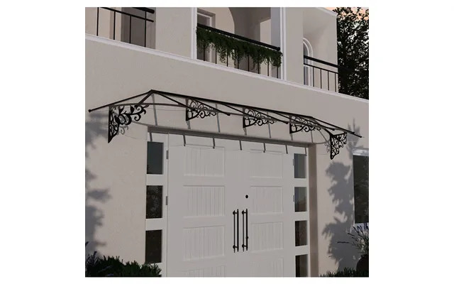 15â 6 X 2â 11 Palram Canopia Lily 4700 Black Clear Large Door Canopy 4