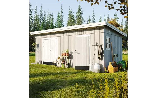 18' X 11' Palmako Kalle 88mm Premium Multi-room Shed 5.6m X 3