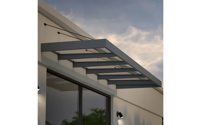 18â 6 X 4â 7 Palram Canopia Sophia Xl 6000 Grey Clear Door Canopy 5