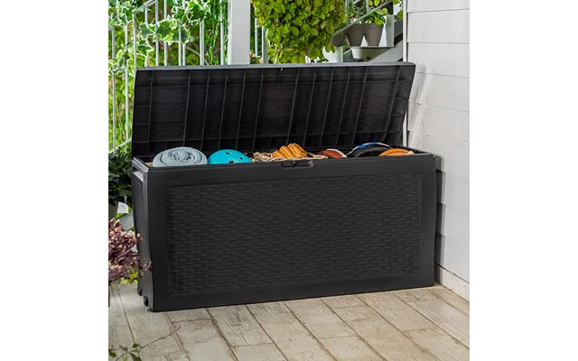3'10 X 1'6 Keter Samoa Plastic Garden Storage Box - Anthracite 1 product image