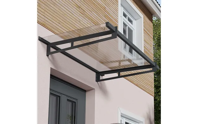 4â 11 X 3â 1 Palram Canopia Bremen 1500 Grey Clear Door Canopy 1