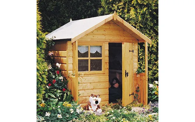 5' X 4' Shire Club Kids Wooden Playhouse 1.42m X 1.48m product image