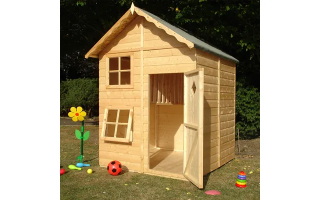 5'3 X 5'6 Shire Croft Childrens Kids Wooden Garden Playhouse product image