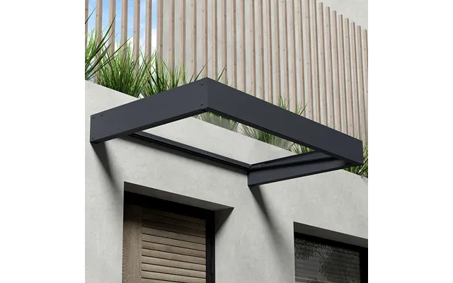 5â 3 X 3â 1 Palram Canopia Sophia 1600 Grey Clear Door Canopy 1