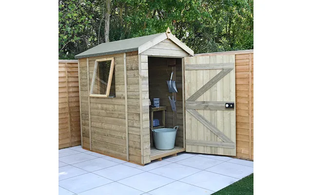 6' X 4' Forest Timberdale 25yr Guarantee Tongue & Groove Pressure Treated Apex Shed 1 product image