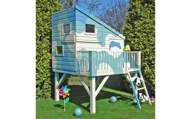 6' X 4' Shire Command Post Kids Wooden Platform Playhouse 1.69m X 2 product image