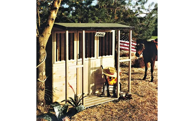 6' X 6' Shire Jailhouse Kids Wooden Playhouse 1.79m X 1.79m product image