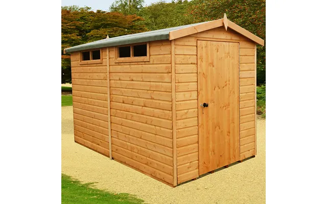 8' X 10' Shire Premium Security Apex Wooden Garden Shed 2.39m X 2