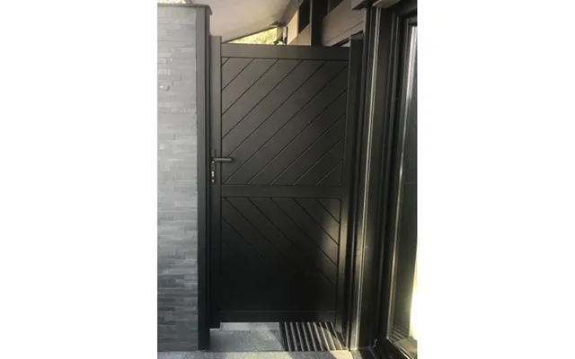 Barnstaple Premium Metal Side Gate - Black