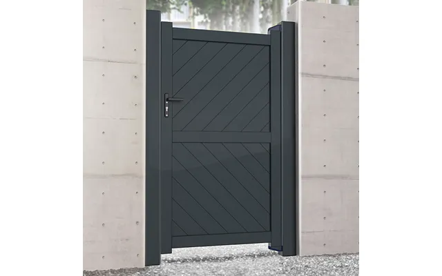Barnstaple Premium Metal Side Gate - Grey