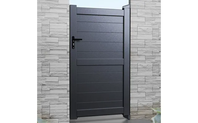 Exeter Premium Metal Side Gate - Grey