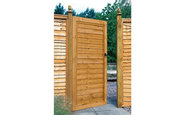 Forest 3' X 6' Wooden Lap Side Garden Gate 0.91m X 1.83m