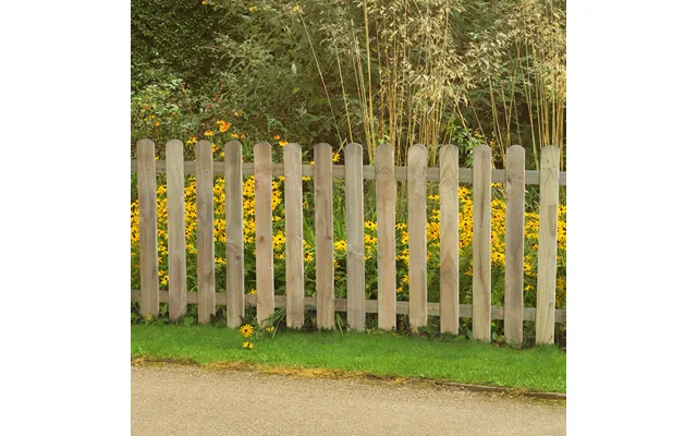 Forest 6' X 3' Heavy Duty Pressure Treated Pale Picket Fence Panel 1