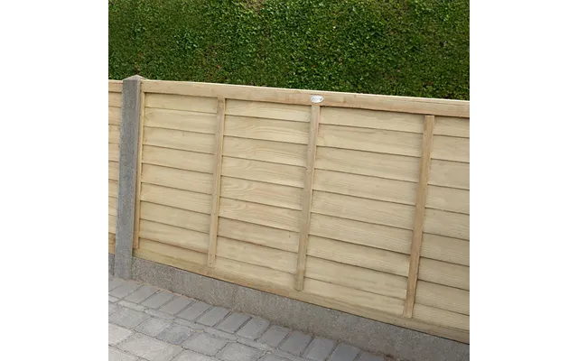 Forest 6' X 3' Pressure Treated Lap Fence Panel 1.83m X 0.91m
