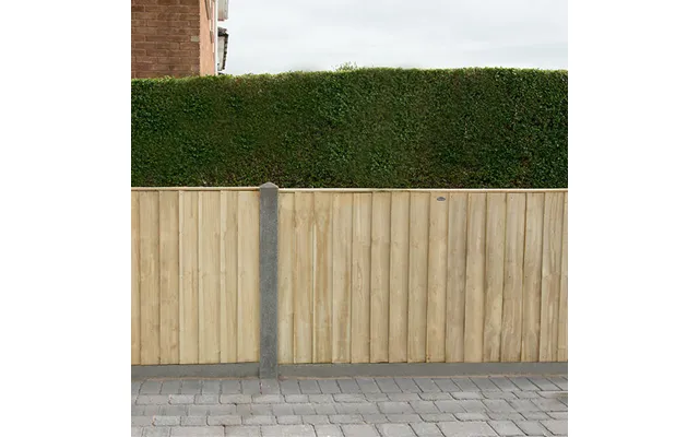 Forest 6' X 3' Pressure Treated Vertical Closeboard Fence Panel 1