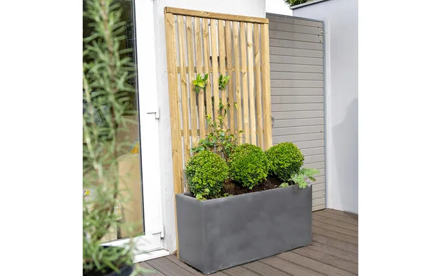 Forest 6' X 3' Pressure Treated Vertical Slatted Garden Screen Panel 1