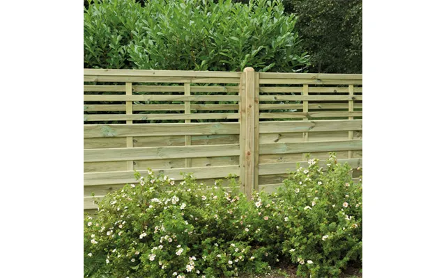 Forest 6' X 4' Kyoto Pressure Treated Decorative Fence Panel 1