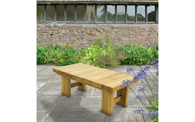 Forest Low Sleeper Wooden Garden Table 4'x2' 1.2x0.6m product image