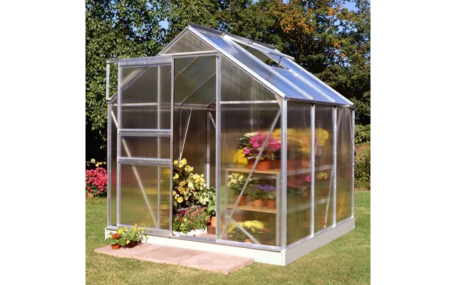 Halls 6x6 Aluminium Frame Polycarbonate Greenhouse