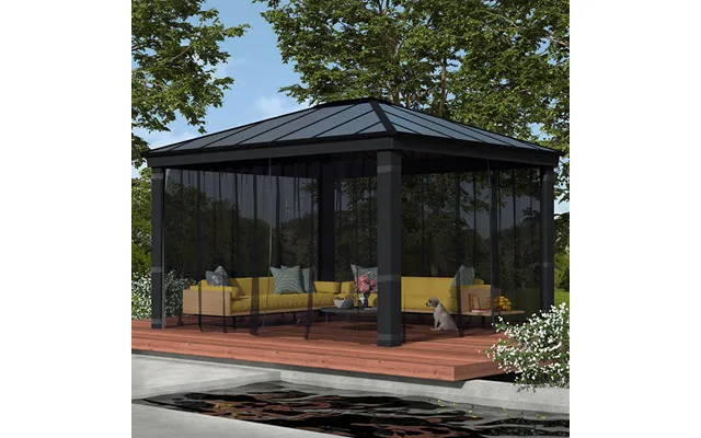 Palram Canopia Gazebo Netting Set For Dallas 4900 Garden Gazebo
