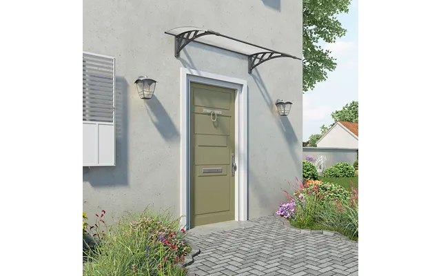 Palram Canopia Neo 1350 Grey Twinwall Door Canopy