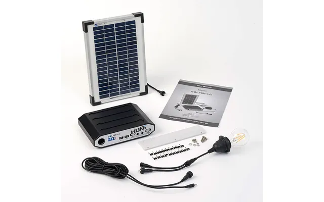 Solartech Premium Garden Building Solar Lighting & Charging Kit 1 - Suitable For Gazebos Up To 3m X 3m 10' X 10'