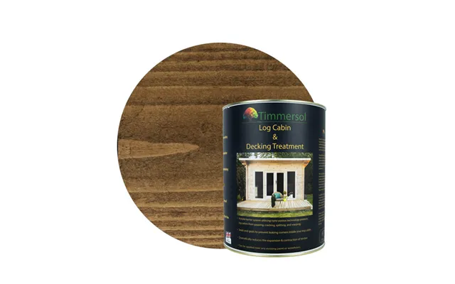 Timmersol Jacobean Walnut Log Cabin & Decking Treatment 5 Litres