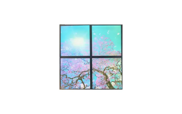 2d Sky Led Panel 600x600mm With Cherry Blossom Trees Effect Set Of 4 Ener-j