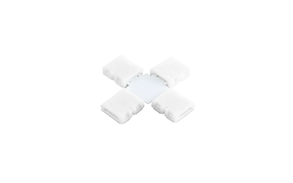 X Shape Connector Pack Of 5 For Led Strip 14.4w M 2 Pin 10mm Ip20 Ovia Lighting