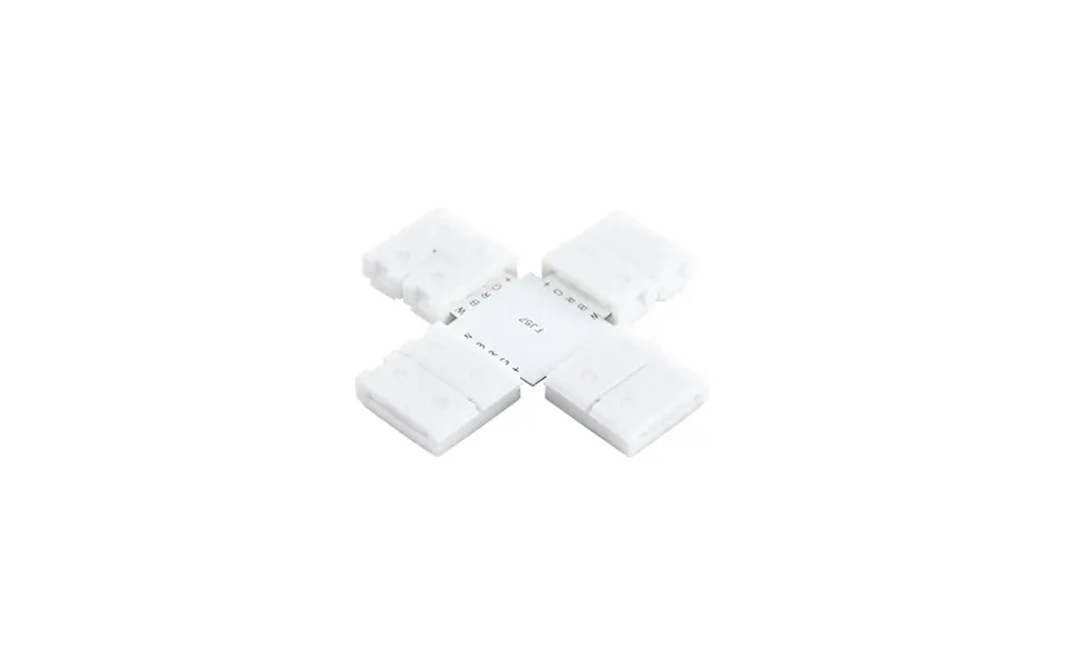 X Shape Connector Pack Of 5 For Led Strip 7.2w & 14.4w 5 Pin 12mm Ip20 Ovia Lighting